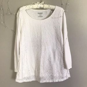 Whit lace shirt
